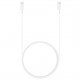 Cablu de date si incarcare Type-C to Type C, 5A, 1.8m, White