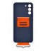 Husa Silicone Cover cu Strap pentru Samsung Galaxy S22+, Navy