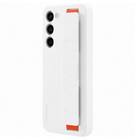 Husa Silicone Grip Case pentru Samsung Galaxy S23+, White