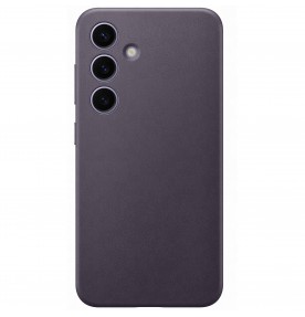 Husa Vegan Leather Case pentru Samsung Galaxy S24, Dark Violet