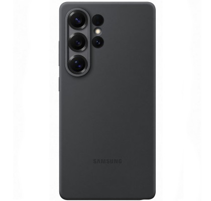 Husa Silicone Cover pentru Samsung Galaxy S25 Ultra, Black