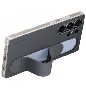 Husa Standing Grip Case pentru Samsung Galaxy S25 Ultra, Black
