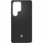 Husa Aramid Case pentru Samsung Galaxy S25 Ultra, Black Silver