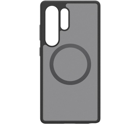 Husa Clear Magnet Case pentru Samsung Galaxy S25 Ultra, Black Frost