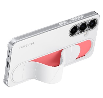 Husa Standing Grip Case pentru Samsung Galaxy S25, White