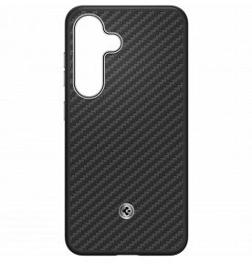 Husa Aramid Case pentru Samsung Galaxy S25+, Black Silver