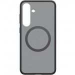 Husa Clear Magnet Case pentru Samsung Galaxy S25+, Black Frost