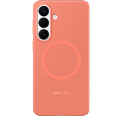 Husa Silicone Magnet Case pentru Galaxy S26+, Coralred