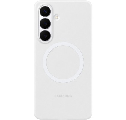 Husa Silicone Magnet Case pentru Galaxy S26+, White