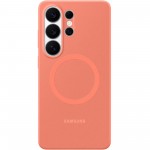 Husa Silicone Magnet Case pentru Galaxy S26 Ultra, Coralred