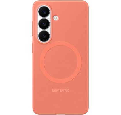 Husa Silicone Magnet Case pentru Galaxy S26, Coralred