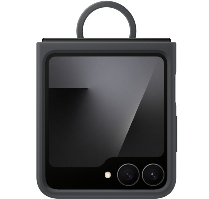 Husa Silicone Case pentru Samsung Galaxy Z Flip7 FE | Z Flip6, Black