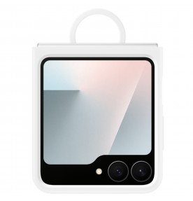 Husa Silicone Case pentru Samsung Galaxy Z Flip7 FE | Z Flip6, White
