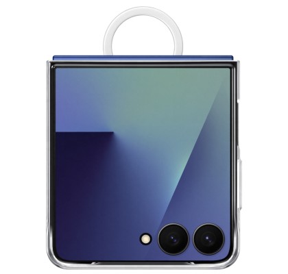 Husa Clear Case pentru Samsung Galaxy Z Flip7, Transparent