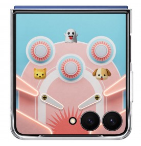 Husa Flipsuit Case pentru Samsung Galaxy Z Flip7, Transparent