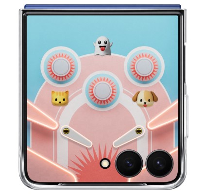 Husa Flipsuit Case pentru Samsung Galaxy Z Flip7, Transparent