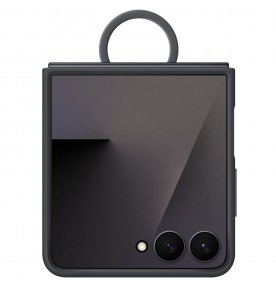 Husa Silicone Case pentru Samsung Galaxy Z Flip7, Black