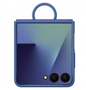 Husa Silicone Case pentru Samsung Galaxy Z Flip7, Blue