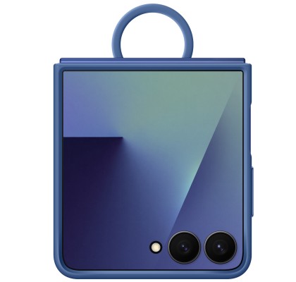 Husa Silicone Case pentru Samsung Galaxy Z Flip7, Blue