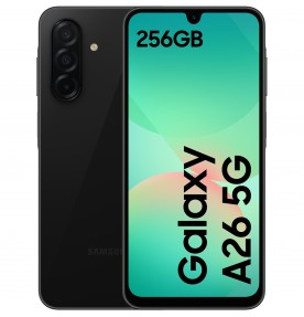 Samsung Galaxy A26 5G, 256GB, 8GB RAM, Black