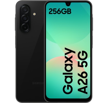 Samsung Galaxy A26 5G, 256GB, 8GB RAM, Black